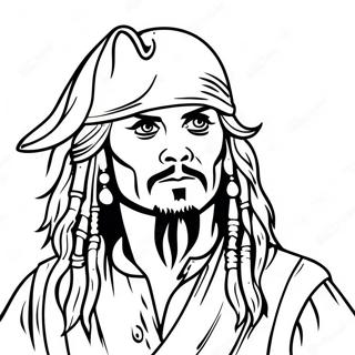 Pagina Para Colorir Do Jack Sparrow Em Acao 130920-63773