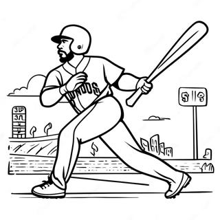 Pagina Para Colorir Do Fernando Tatis Jr Fazendo Um Home Run 130946-63793