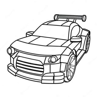 Pagina Para Colorir De Carro Esportivo Lego Colorido 131128-63933