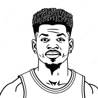 Pagina Para Colorir Do Jimmy Butler 131357 64106