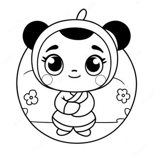 Pucca Páginas Para Colorir