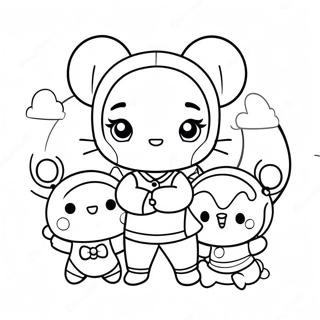 Pagina Para Colorir Da Cute Pucca Com Amigos 131434-64169