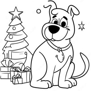 Pagina Para Colorir Do Scooby Doo No Natal 131511-64227