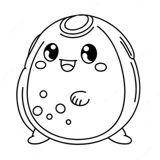 Tamagotchi Páginas Para Colorir