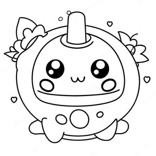 Pagina Para Colorir De Personagem Fofo De Tamagotchi 131641-64329