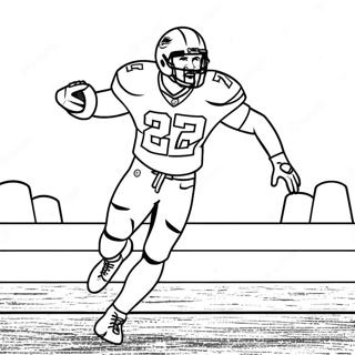 Pagina Para Colorir Do Travis Kelce Pegando Uma Bola De Futebol 131692-64369