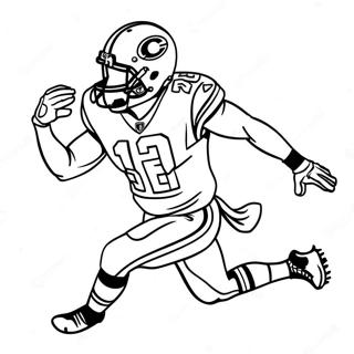 Pagina Para Colorir Do Travis Kelce Pegando Uma Bola De Futebol 131692-64370