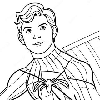 Pagina Para Colorir Do Homem Aranha Tom Holland 132078-64670