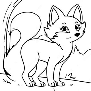 Pagina Para Colorir De Raposa Majestosa De Anime 132105 64699