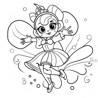 Pagina Para Colorir Da Ballora Em Uma Pose Giratoria 132412-64938