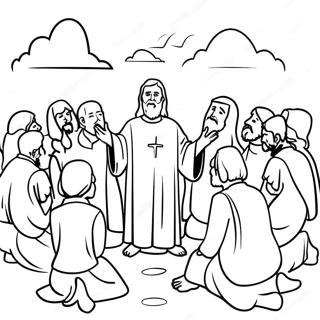 Pagina Para Colorir Do Sermao Da Montanha 132461-64967