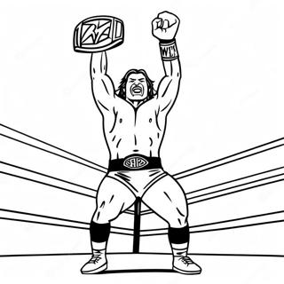 Pagina Para Colorir Da Luta Pelo Campeonato Da Wwe 132488-64989