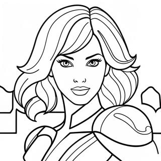 Pagina Para Colorir Da Mulher Da Tv Super Heroina 132539-65029