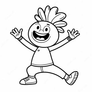 Pagina Para Colorir Dos Movimentos Engracados Do Gonoodle 132567-65060