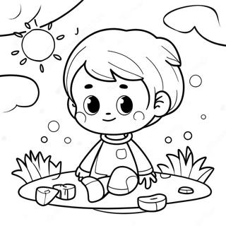 Pagina Para Colorir De Crianca Autista Divertida E Envolvente 132590-65070