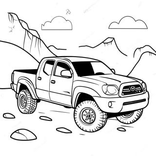 Toyota Tacoma Páginas Para Colorir