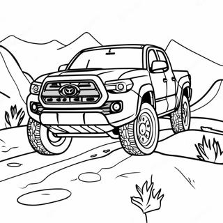 Pagina Para Colorir Da Toyota Tacoma Off Road 132745-65189
