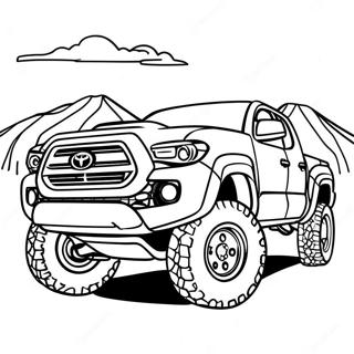 Pagina Para Colorir Da Toyota Tacoma Off Road 132745-65190