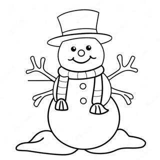 Pagina Para Colorir De Boneco De Neve Encantador 132798-65233