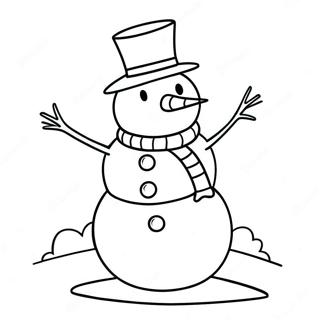 Pagina Para Colorir De Boneco De Neve Encantador 132798-65234