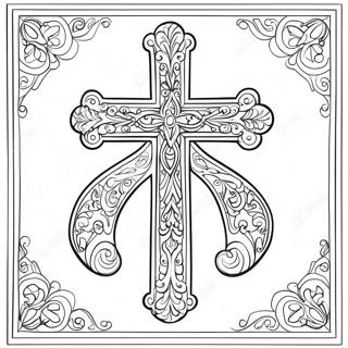 Pagina Para Colorir De Cruz Ortodoxa Tradicional 132824-65257