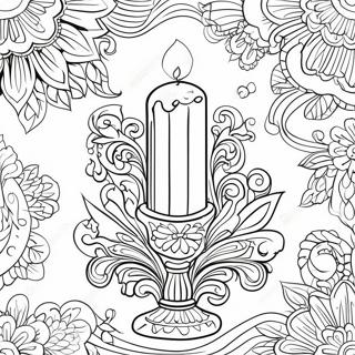 Pagina Para Colorir De Vela Ortodoxa Ornada 132825-65264