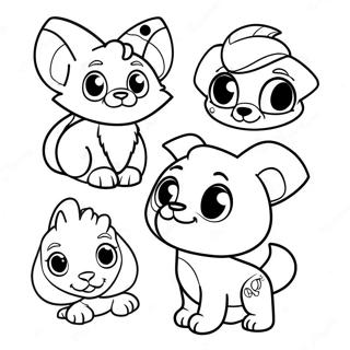 Pagina Para Colorir De Animais De Estimacao Brincalhoes De Animal Jam 132901-65318