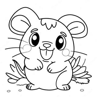 Hamtaro Páginas Para Colorir