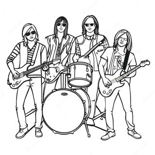 Pagina Para Colorir De Membros De Banda De Rock 133029-65413