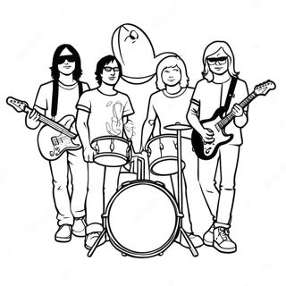 Pagina Para Colorir De Membros De Banda De Rock 133029-65415