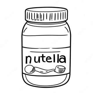 Nutella Páginas Para Colorir