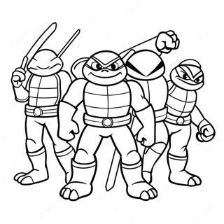 Ascensão Dos Tmnt Páginas Para Colorir