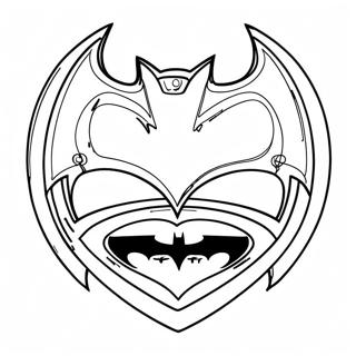 Logotipo Do Batman Páginas Para Colorir