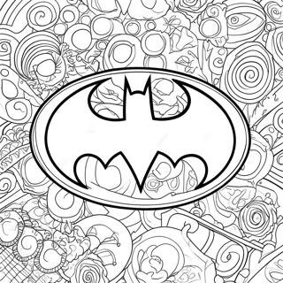 Pagina Para Colorir Do Logo Marcante Do Batman 133314-65633