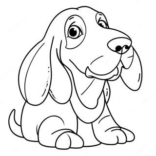 Pagina Para Colorir De Basset Hound 133386-65682