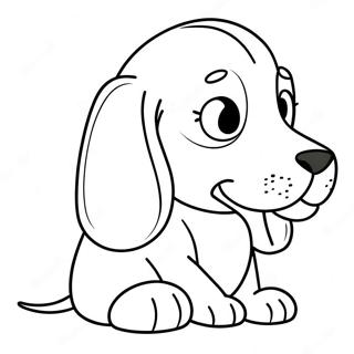 Pagina Para Colorir De Filhote Fofo De Basset Hound 133387-65685