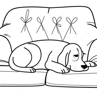 Basset Hound Páginas para Colorir