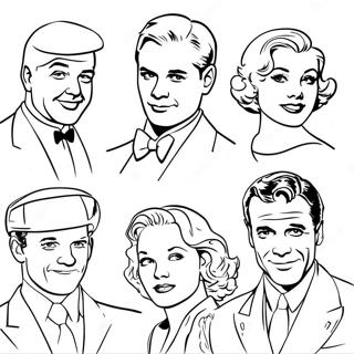 Pagina Para Colorir De Estrelas Classicas De Hollywood 133750-65967