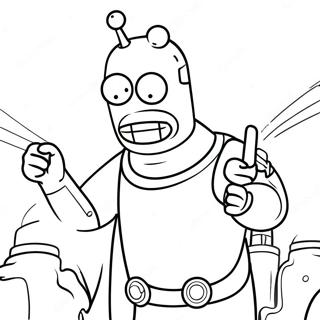 Pagina Para Colorir De Futurama 133774-65982