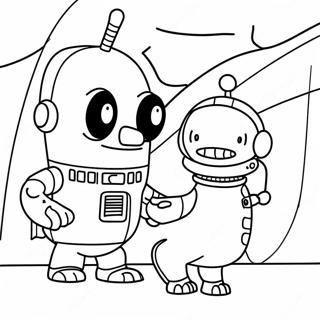 Pagina Para Colorir De Futurama 133774-65984