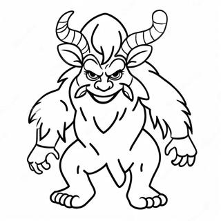 Krampus Páginas Para Colorir