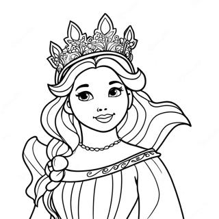 Princesa Da Neve Páginas Para Colorir