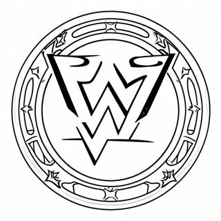 Pagina Para Colorir Do Logo Da Wwe 134036 66190