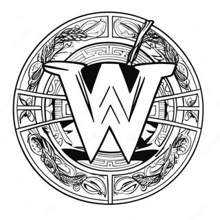 Pagina Para Colorir Do Logo Da Wwe 134036 66191