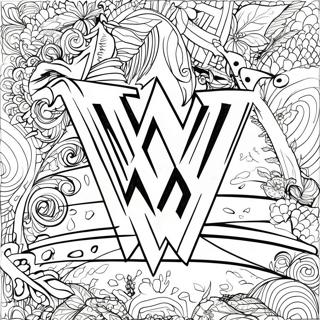 Pagina Para Colorir Do Logo Da Wwe 134036 66192