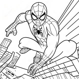 Pagina Para Colorir Do Homem Aranha Com Teias 134087-66230