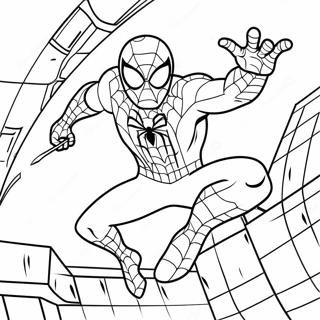 Pagina Para Colorir Do Homem Aranha Com Teias 134087-66231