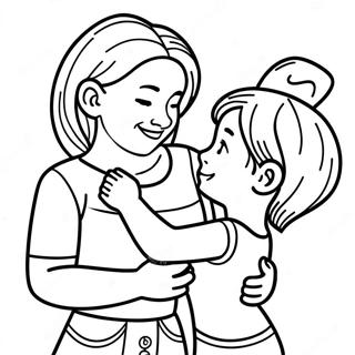 Pagina Para Colorir De Mae E Filho Brincalhoes 134113-66252