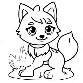 Pagina Para Colorir De Garota Lobo Anime Brincalhona 134240-66353