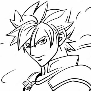 Pagina Para Colorir Do Cloud Strife Em Batalha 134468 66529